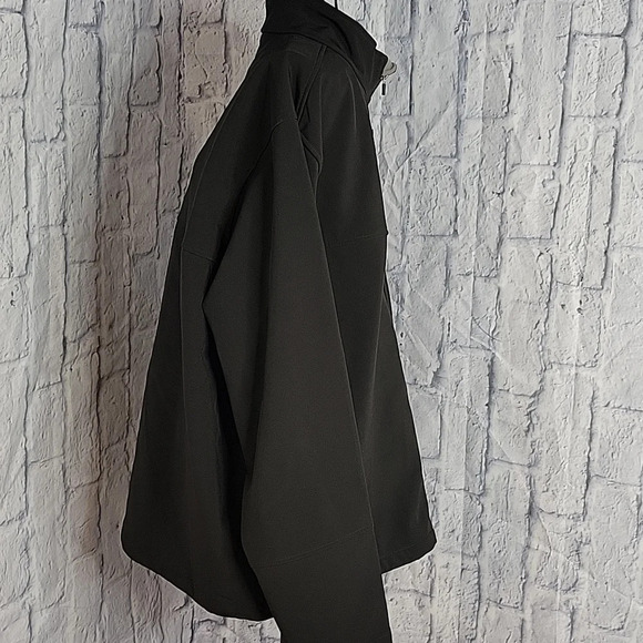 CHARLES RIVER Apparel Ultimate Soft Shell All‎ Seasons Black Jacket XL - Picture 4 of 10